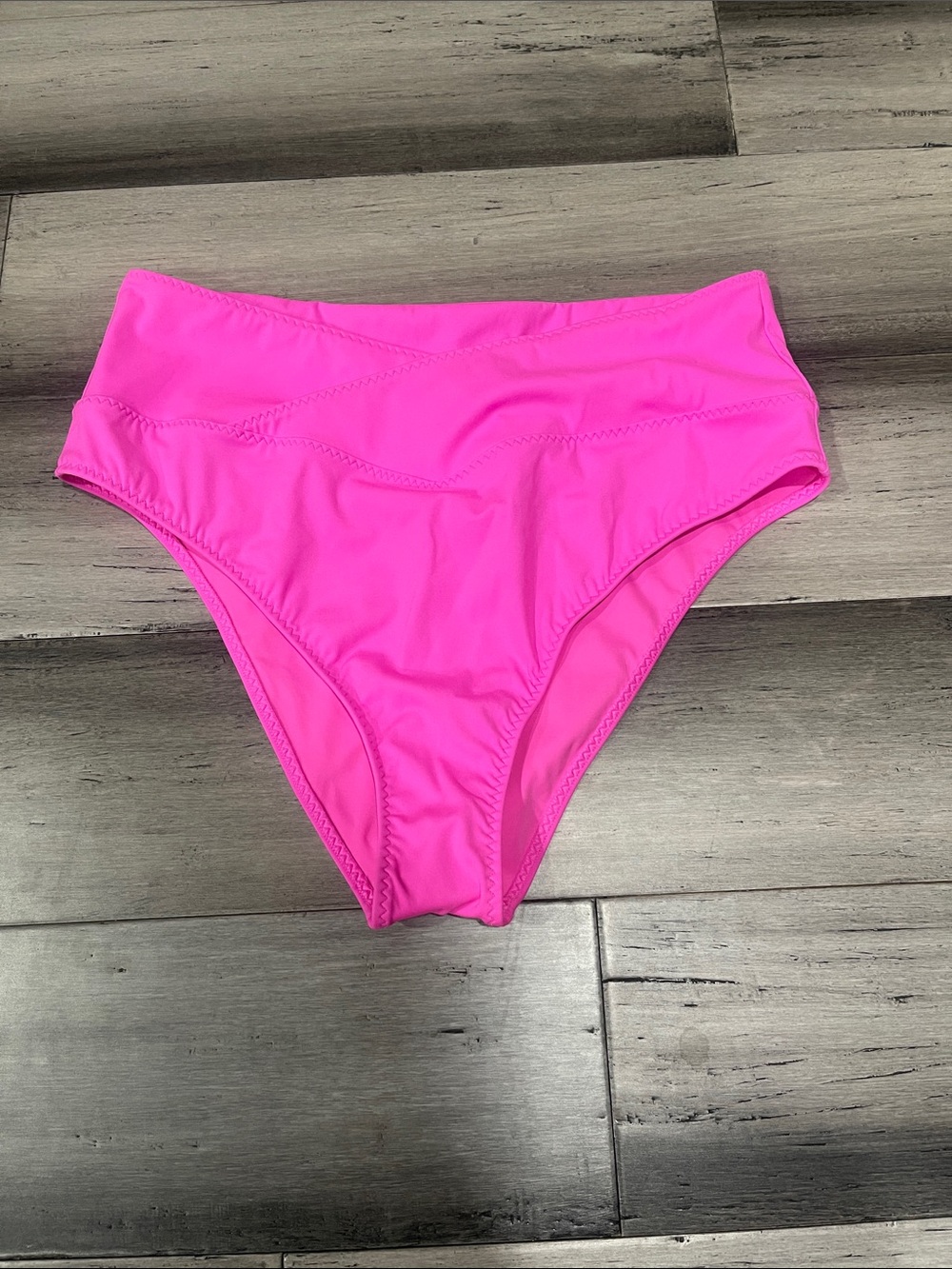 Fabletics High-Waisted Crossover Shaping Swim Bottom Sz L??? ( See Measurements